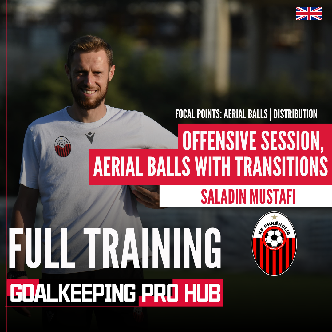 Offensive session, aerial balls with offensive transitions